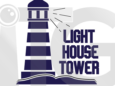 Light house logo for a stationery supply company bold lighthouse logo stationery