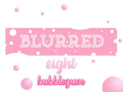 Blurred 8 branding