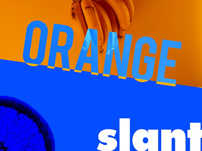 Orange art board bold bold color branding icon vector