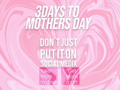 Mother's day reminder branding