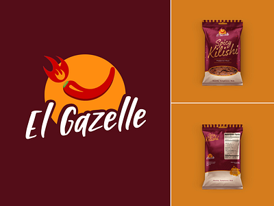 Elgazelle Logo brand identity branding design designs graphics illustration logo packaging product