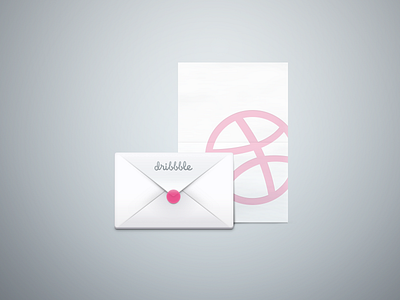 Thanks dribbble icon invite mail thanks