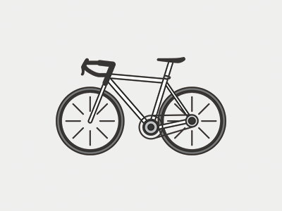 Bike bike illustration illustrator linework pazo