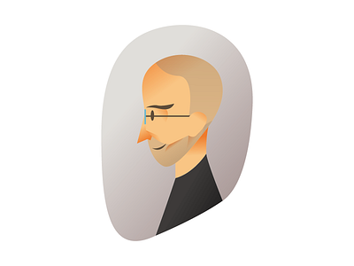 Steve Jobs apple illustration illustrator mac