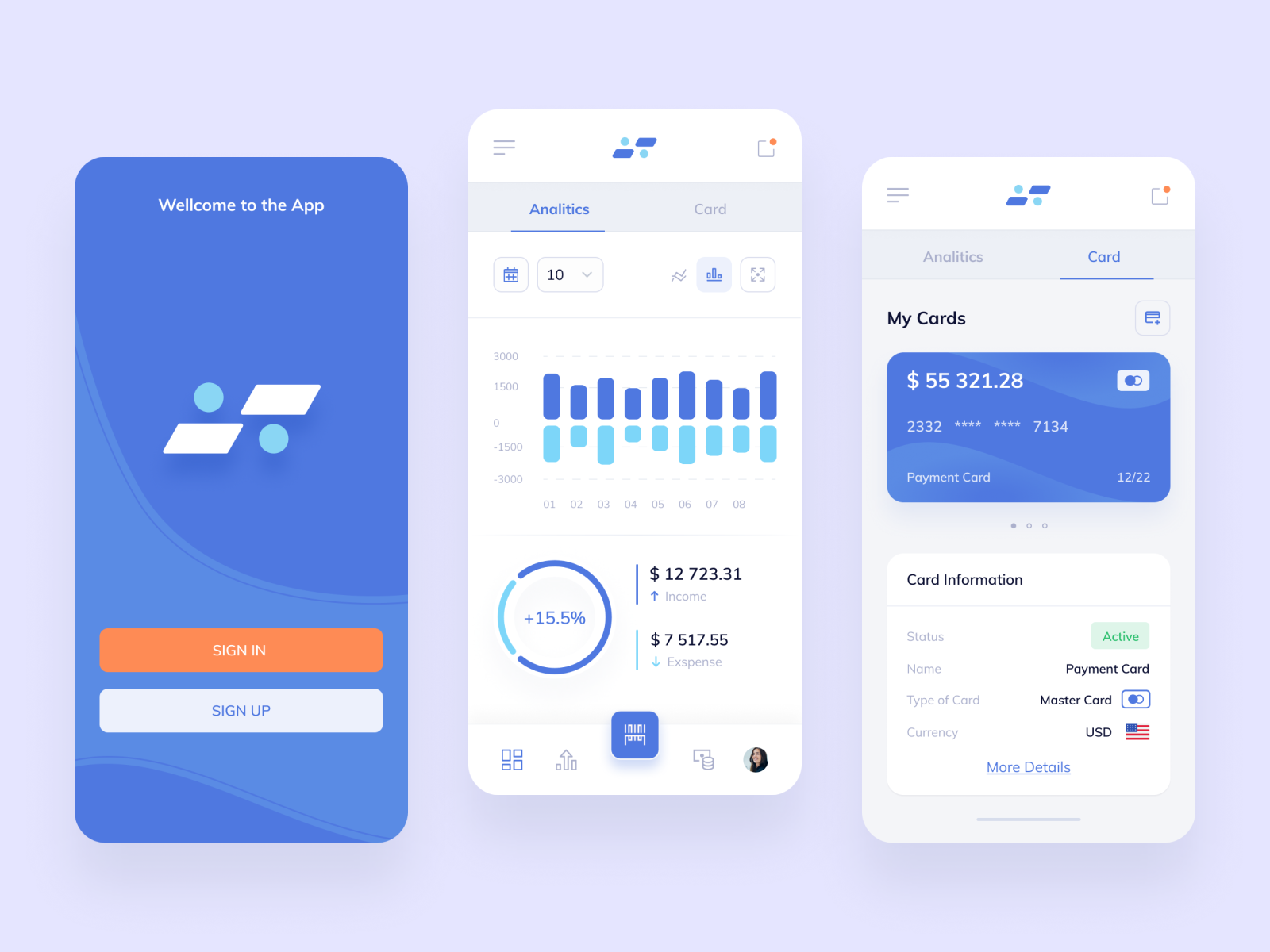 Bank - App by Igor Fartushny on Dribbble