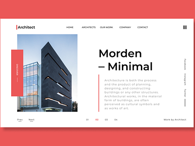 Architect - A Website Landing Page