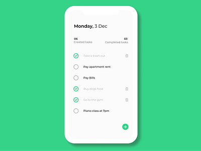 Todo List - App Design by Shoaib Sayyed on Dribbble