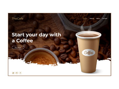 TheCafe - A Website Landing Page