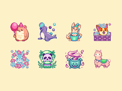 Pixel Animals designs, themes, templates and downloadable graphic elements  on Dribbble