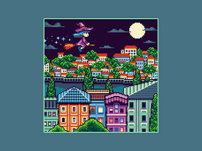 Portugal 16bit 8bit architecture background game art game design gaming illustration pixel art pixel portugal pixelart portugal witch