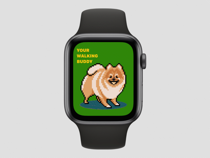 Your Walking Buddy | Apple Watch app apple watch application design chihuahua concept design dog dogwalking illustration jrt pomeranian profile profile page siba ui ux walking walkingbuddy