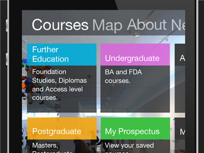 iPhone App - Courses