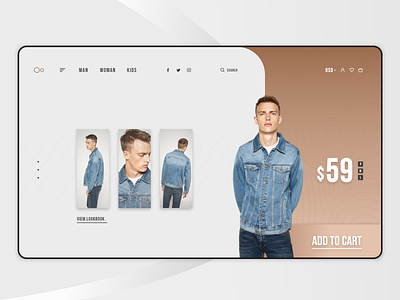 Clothing store Homepage