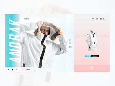 Winter Sports Gear 2020 360 view clothing dribbblers! ecommerce equipment modern product shop sport store ui ux web design winter