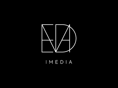 Imedia design identity imedia inkscape mark monogram typography