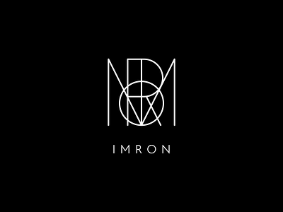 Imron design identity inkscape logo mark monogram typography