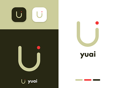U + I letter logo