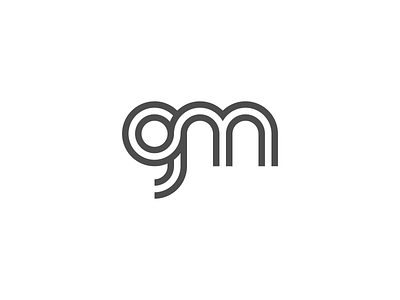 Letter GM Monogram Logo