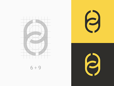 69 - Monogram Logo #4 69 branding design inkscape letter letter 69 logo mark monogram number