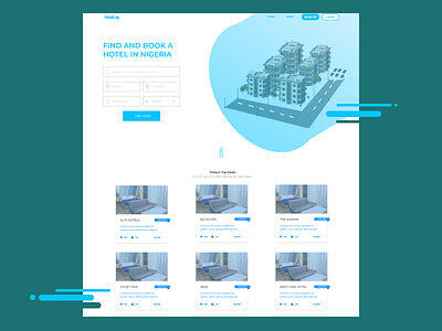 Hotels.Ng designthinking hotel booking productdesign ui ux web webdesign webdesigner website