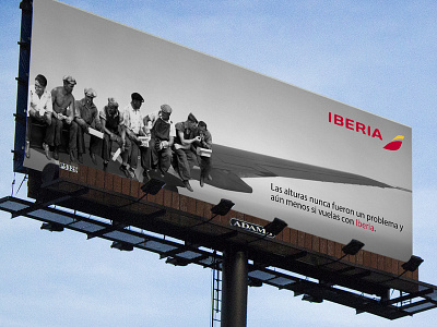 Anuncio Iberia Mockaps advertaising creativity design