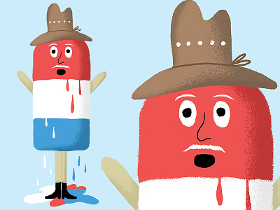 Too Cool cool cowboy ice cream popsicle summer