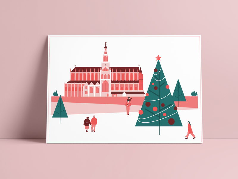 Personal Christmascard By Laura Wijkhuizen On Dribbble