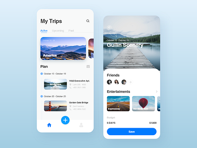 travel APP concept travel