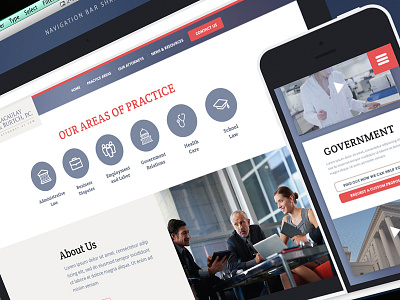 Website Redesign for Macaulay & Burtch - Interior Page