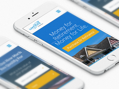 LiveWell Financial mobile responsive design