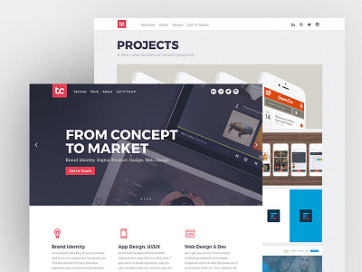 New Portfolio Site - Trent Cox Design app design branding portfolio ui ux web design