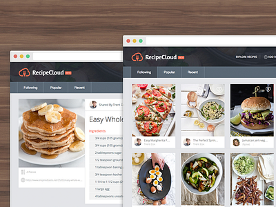 Recipe Cloud App - Beta Website