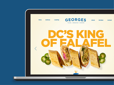 Georges DC branding web design website design