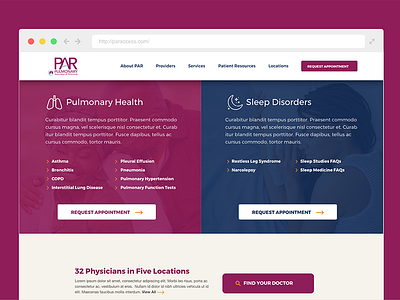 PAR Website Design design website