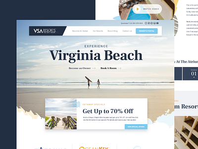 VSA Resorts - Website Design