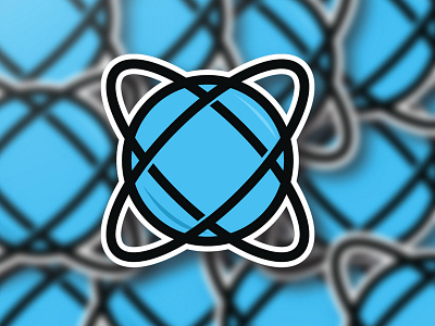 Atom Sticker Design