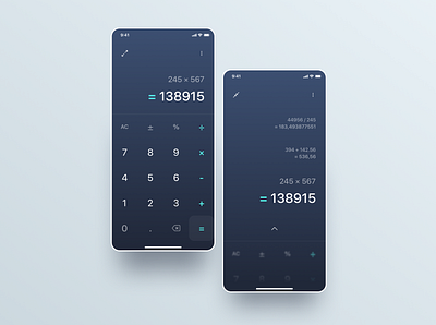 Daily UI 004 - Calculator app calculator ui dailyui dailyui004 design figma ui ux