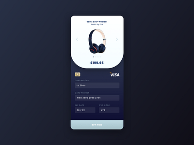 Daily UI 002 - Credit Card Checkout app creditcardcheckout dailyui dailyui 002 design muzli sketch ui ux web webdesign