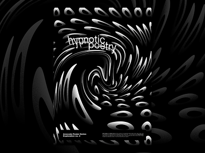 Hypnotic Poetry abstract art avocode boston168 design graphic poster techno tribute