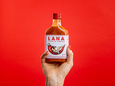 Lana Spicy Sauce Branding + Packaging