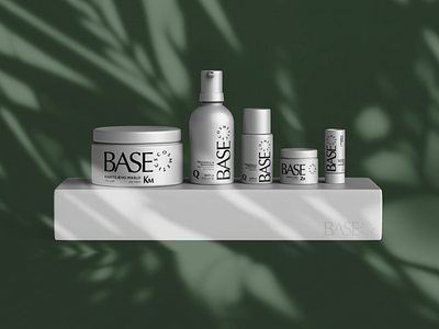 Base Cosmetics black blackandwhite branding cosmetics design logo monochrome natural premium skin skincare typography white