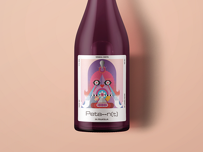 Petan Natural Wines branding design illustration label natural wine pet nat print sparkling vector wine