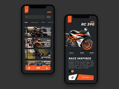 KTM App Concept