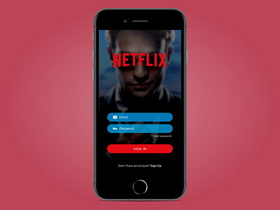 Netflix Login Page