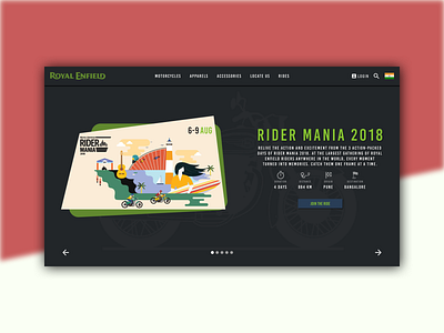 Royal Enfield Website Redesign