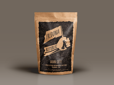 Coffee Bag branding design illustration logo typography