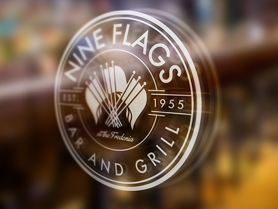 Nine Flags Bar and Grill logo