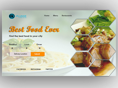 4 Food Special app css3 html 5 ui ux web website