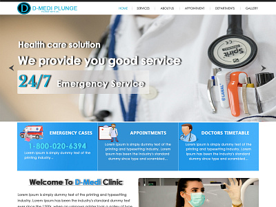 5 Medical css3 html 5 ui ux website