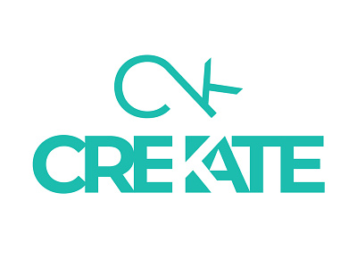 Crekate Logo branding design logo logodesign type typography vector